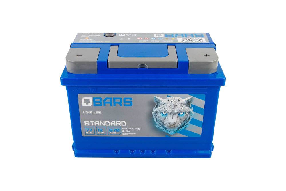 Аккумулятор 75-77Ah BARS 640-670a