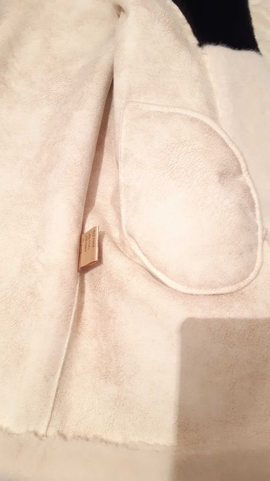 Шикарная белая шуба