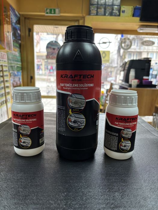 Kraftech Течност за Химическо Полиране на Фарове