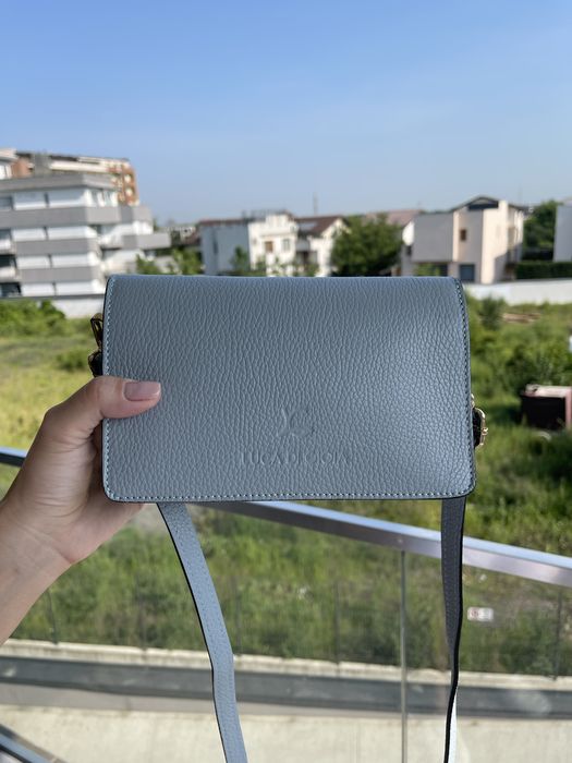 Geanta din piele naturala, Musette, noua