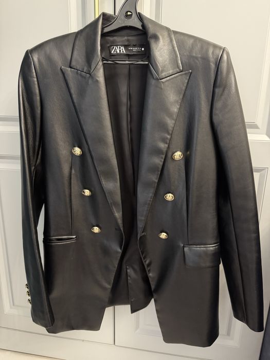Кожанный пиджак Zara