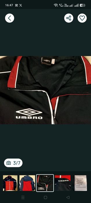 Jacheta Umbro  sport.