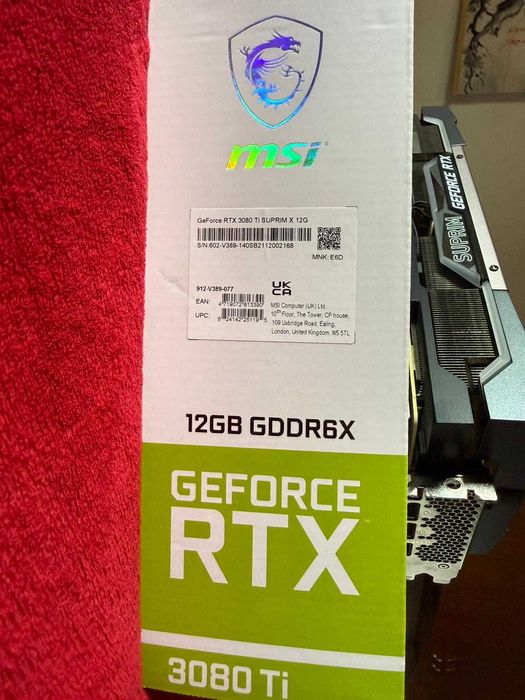 RTX 3080 TI 12G MSI Suprim X
