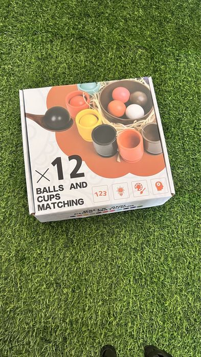 Сортер шарики в стаканчиках