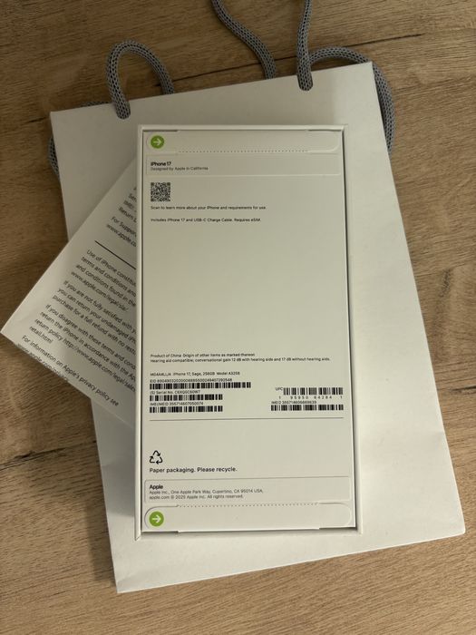 Iphone 17 256Gb новый