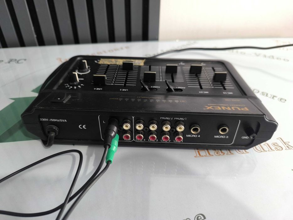 Mixer Audio PUNEX RYM 102 - Compact Stereo Mixer