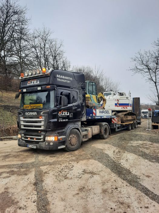 Trailer agabaritic extensibil pe lungime și latime