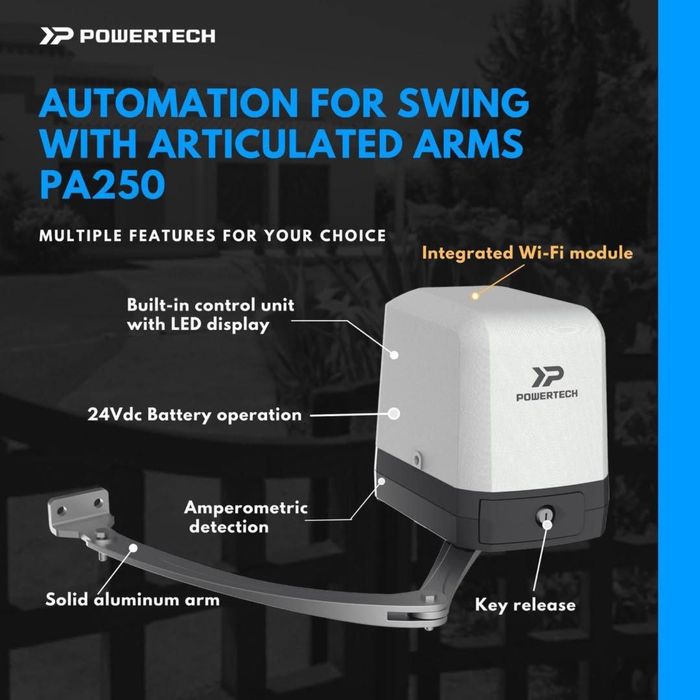 Установака автоматика для ворот powertech и roger
