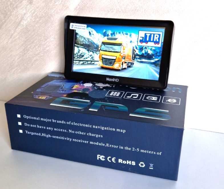 Navigatii - GPS 7" inch HD, 8GB. Model NOU. Camion, Truck, TIR, Auto.