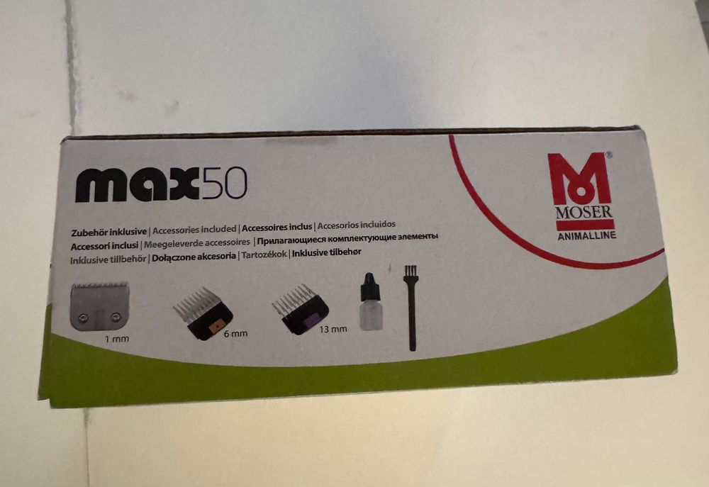Vand aparat profesional de tuns caini si pisici Moser max50
