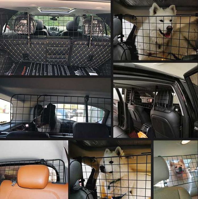 Нова Предпазна Преграда Решетка Мрежа за куче / кучета за кола * МЕТАЛ