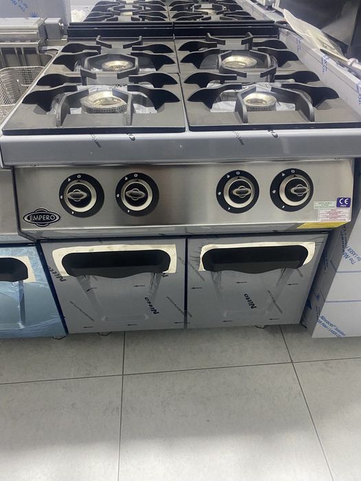 Плита газовая на 4 конфорки с нижним шкафом Empero EMP.PLS.9KG020+EMP.