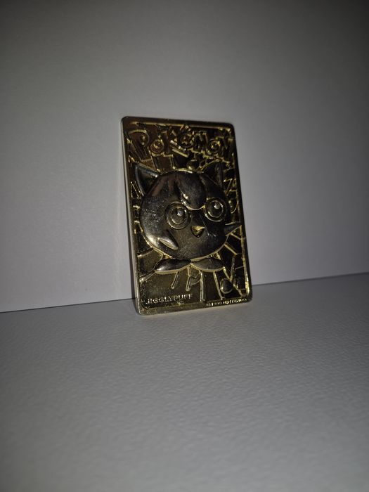 Pokemon placat cu aur 24K  JIGGLYPUFF