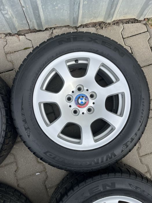 Jante aliaj 5x120mm,  anvelope 225/55 R16, BMW E60, E61, E90, F30, F31
