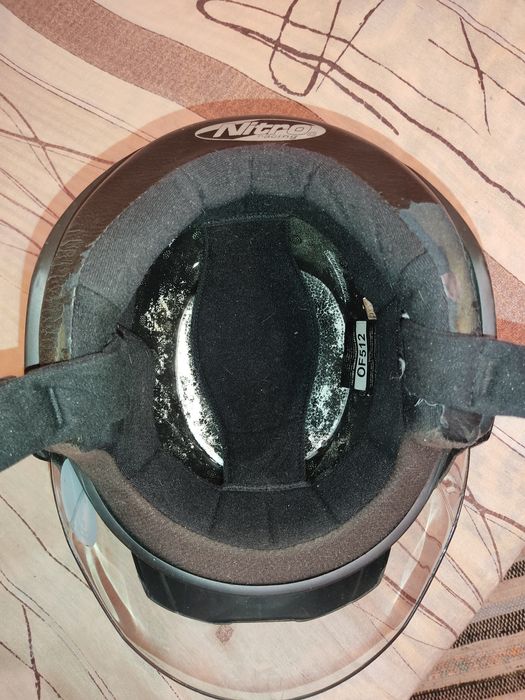 Casca moto Nitro XXL și caști bluetooth skyllcandy