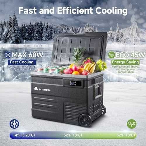 AAOBOSI 55L компресорен хладилник WiFi -20°C