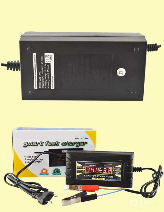 Быстрая зарядка для аккумуляторов 12V