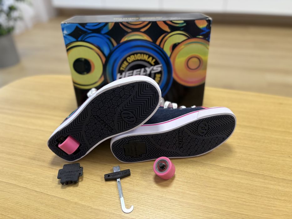 Heelys Veloz Denim/Rainbow!