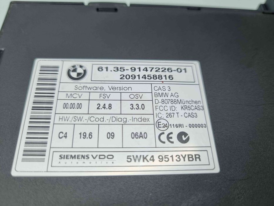 Modul confort  Bmw 3 (E90) [Fabr 2005-2011] 9147226-01