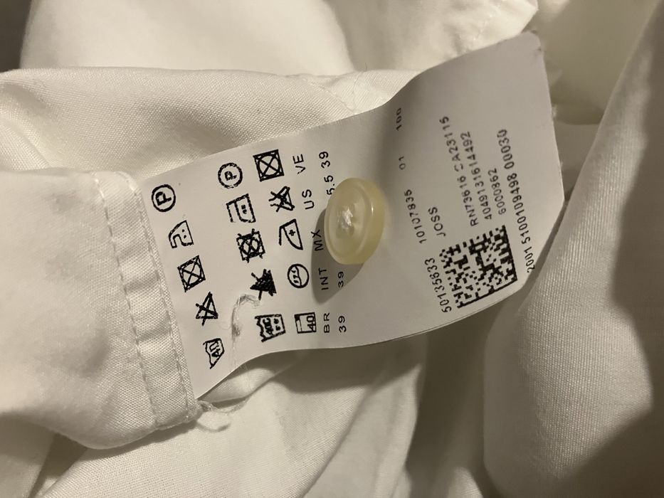 Hugo Boss ризи мъжки Бяла и черна