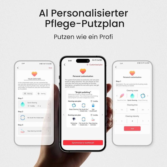 Електрическа четка за зъби Oclean X Elite 10 –Смарт със сензорен екран
