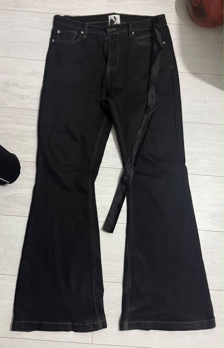 Джмнсы Rick Owen’s bolan flared, size l
