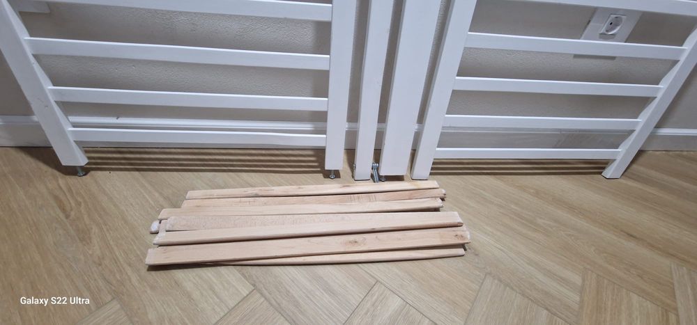 Pătuț balansoar bebe - din lemn masiv