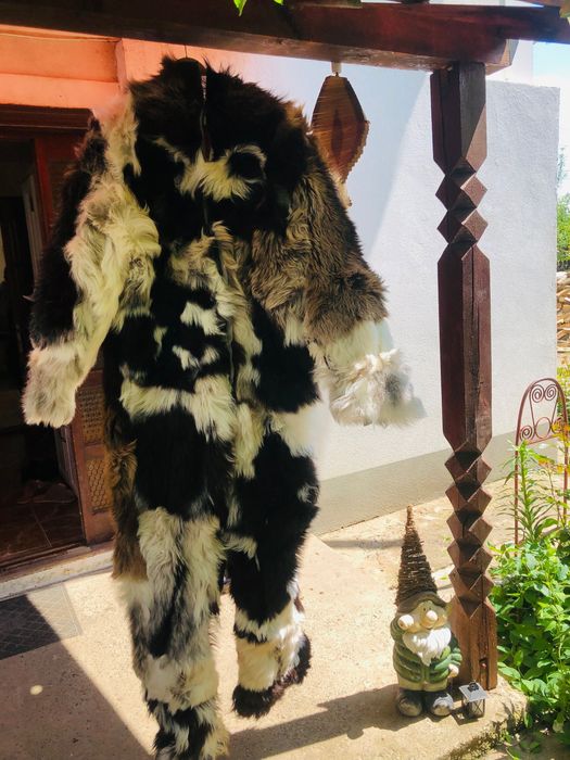 Costum piele naturala krampus