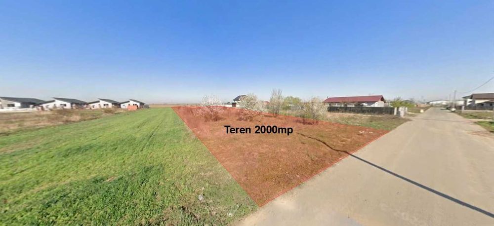 Teren Ciorogarla 2000mp langa autostrada A0 Ilfov