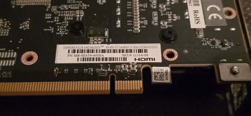 Placa video Sapphire Radeon RX 6500 XT PULSE OC 8GB GDDR6 64-bit