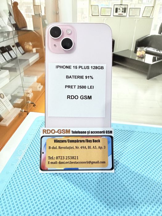 Iphone 15 Plus 128gb Pink/Roze Neverlock/Garantie