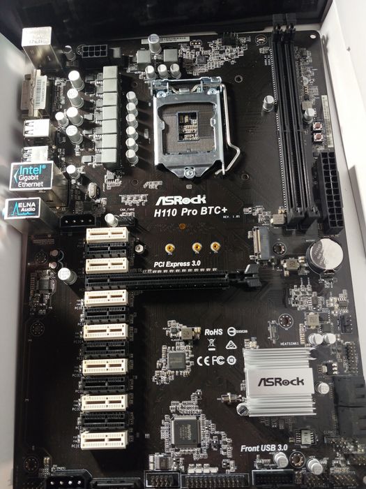 PRET FIX Placa de baza ASRock H110 Pro BTC+