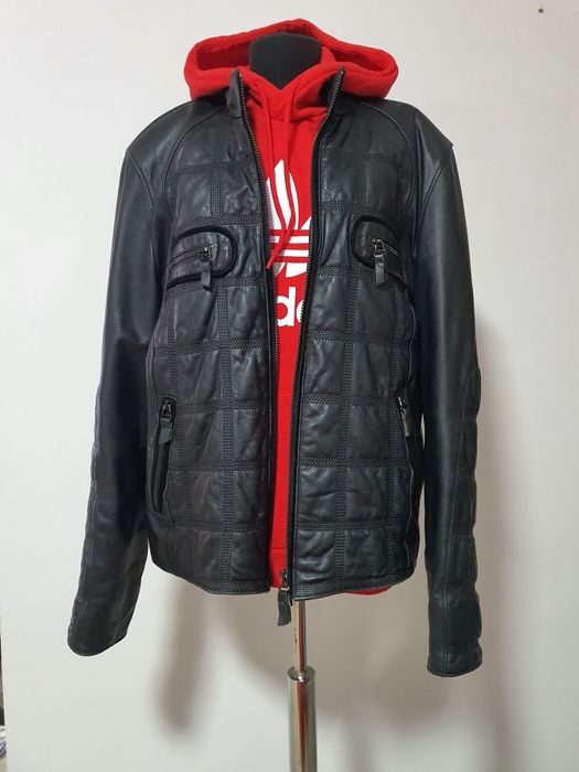Geaca piele naturala nappa,  model pt tinute casual;