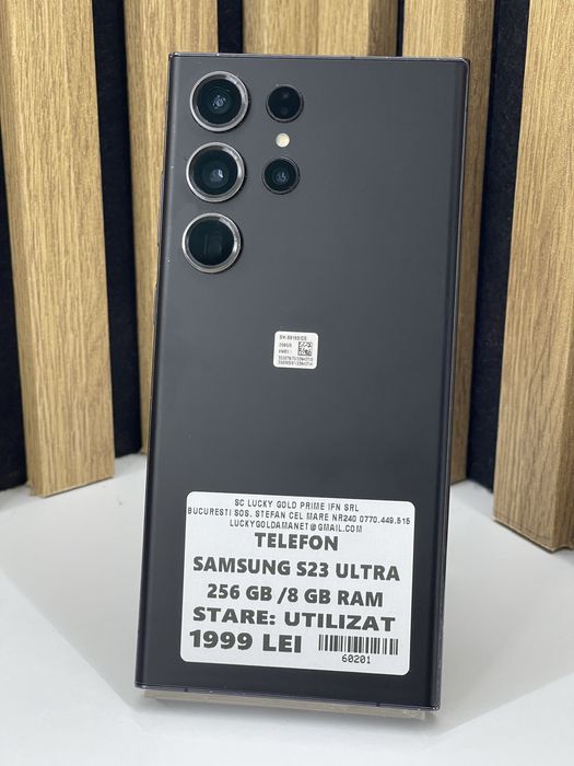Samsung S23 Ultra 256Gb 8Gb ram Garantie / Factura #60201