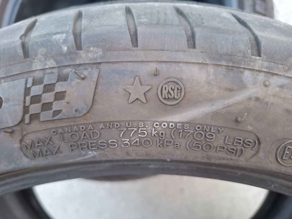 Doua anvelope vara Michelin Pilot Sport 4 ZP, RunFlat, 225/45/R18