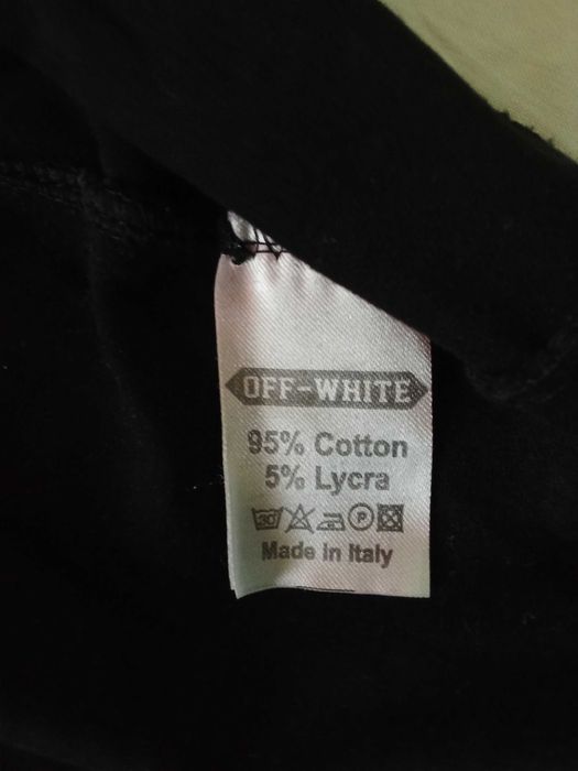 Тениска Main Label Off-White размер L