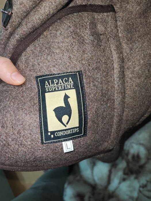 Palton Alpaca cu blana naturala