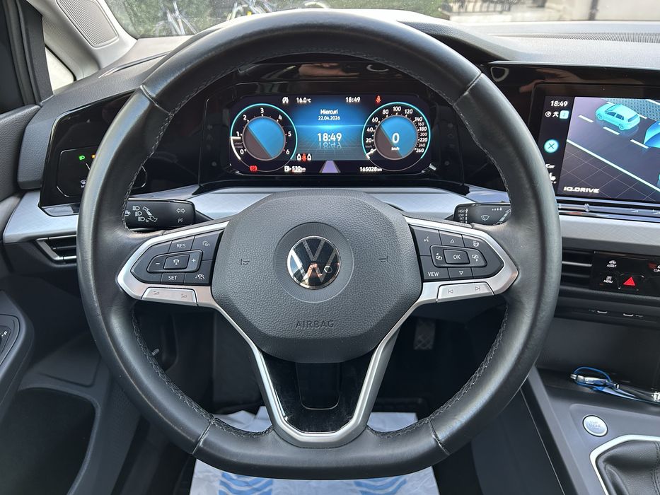2021 VW Golf 8 Life Edition 2.0 TDI Full Led/ACC/Side & Lane Assist/Istoric complet/Germania
