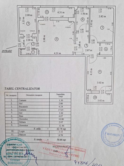 Vand apartament 3 camere zona Mega Mall, Stadion National, proprietar