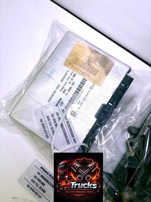 Kit pornire motor MAN Euro 4, 5– ECU + FFR + cheie