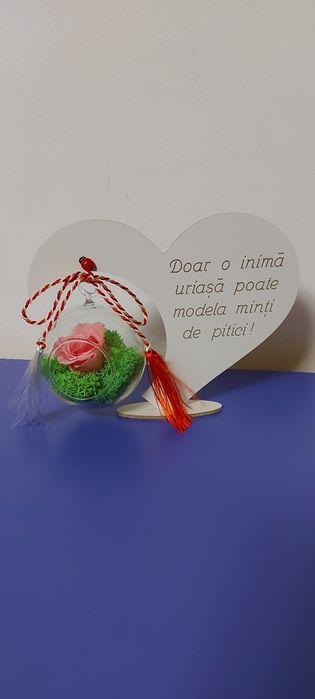 Inimioare cu trandafiri criogenati