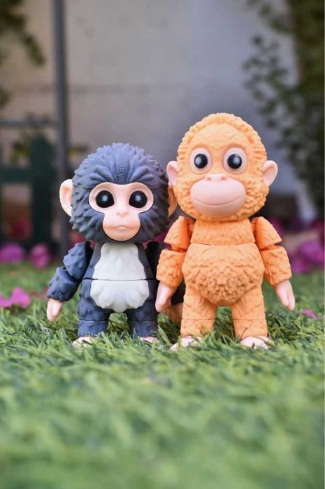 Играчки на Маймунката Пънч / Punch и Оранжевият и Приятел ( Играчка )