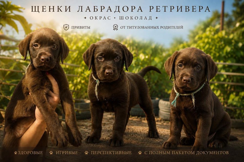 Щенки лабрадора ретривера