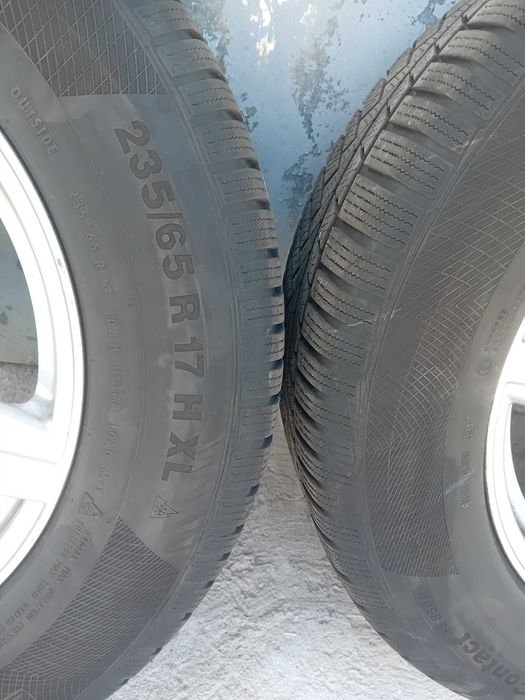 Алуминиеви джанти със зимни гуми за Ауди Q 5 17/235/65