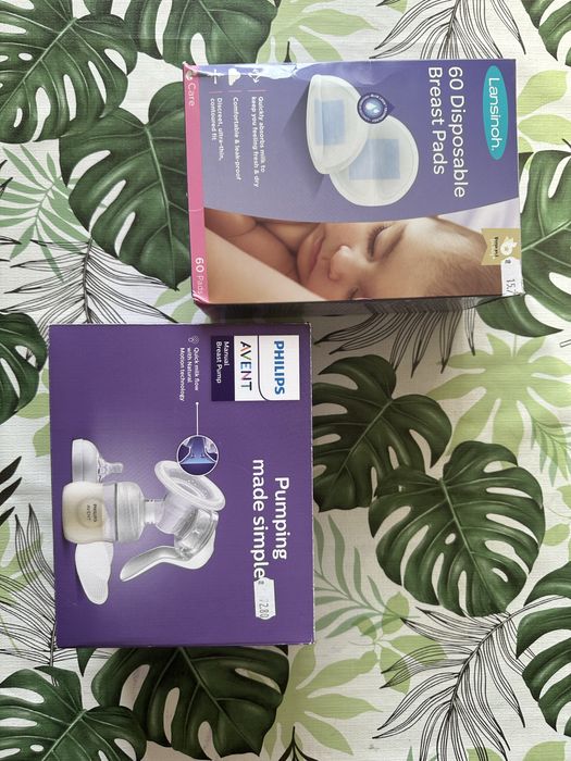 Ръчна помпа за кърма Philips Avent + подарък протектори за зърна