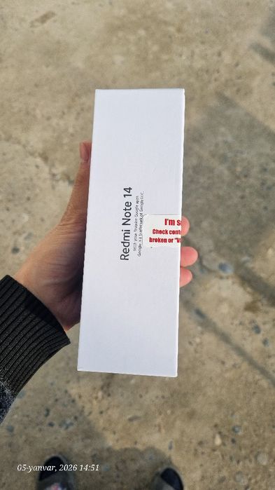 Xiaomi Redmi Note 14 128 GB. Yangi ishlatilmagan