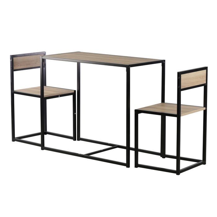Set masă + 2 scaune modern – design elegant, economisește spațiu