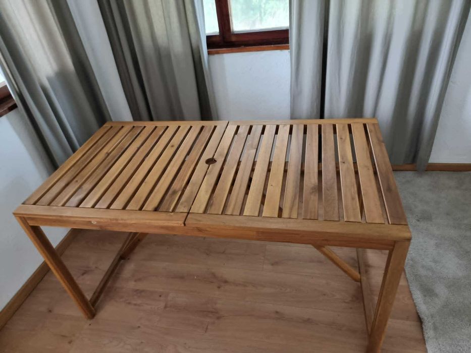Дървена градинска маса IKEA NÄMMARÖ