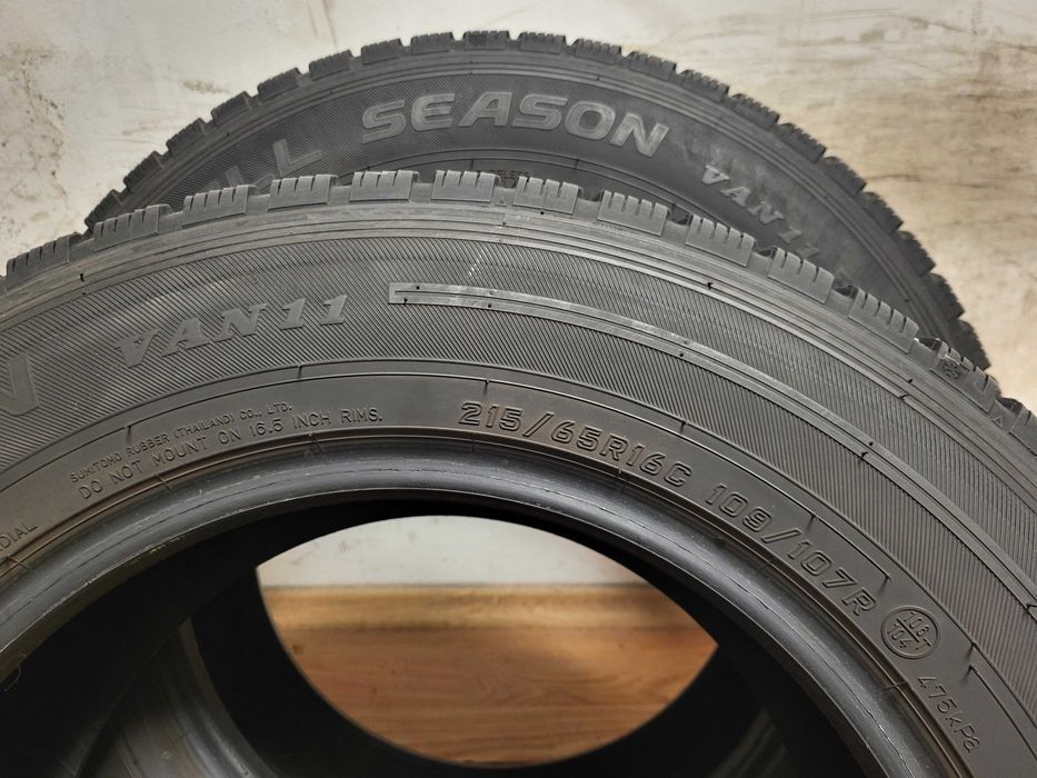 215/65/16C Goodyear DOT5024 / бус всесезонни гуми гуми