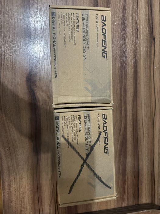 Комплект оригинальных раций Baofeng UV-5R (2 шт.)